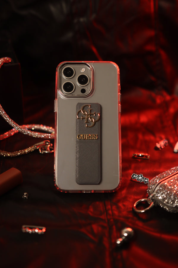 GUESS 4G GRIP STAND CLEAR COVER