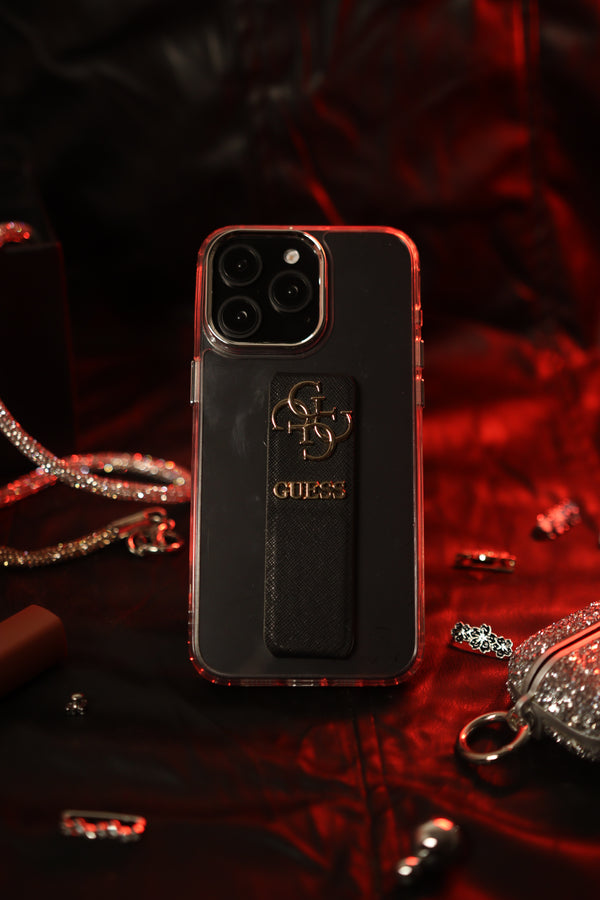 GUESS 4G GRIP STAND CLEAR COVER