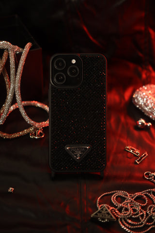 PRADA CROSSBODY CRYSTAL COVER